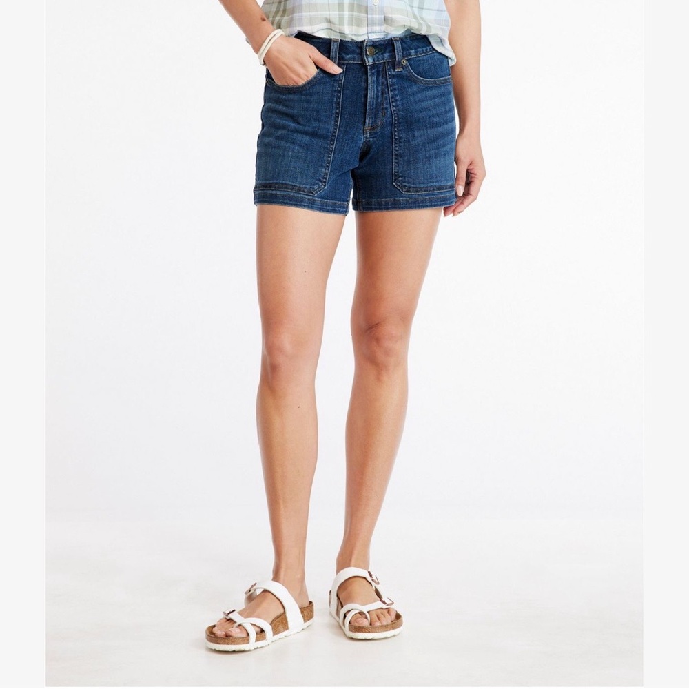 L.L. Bean 1912 Denim Mid-Rise Jean Shorts